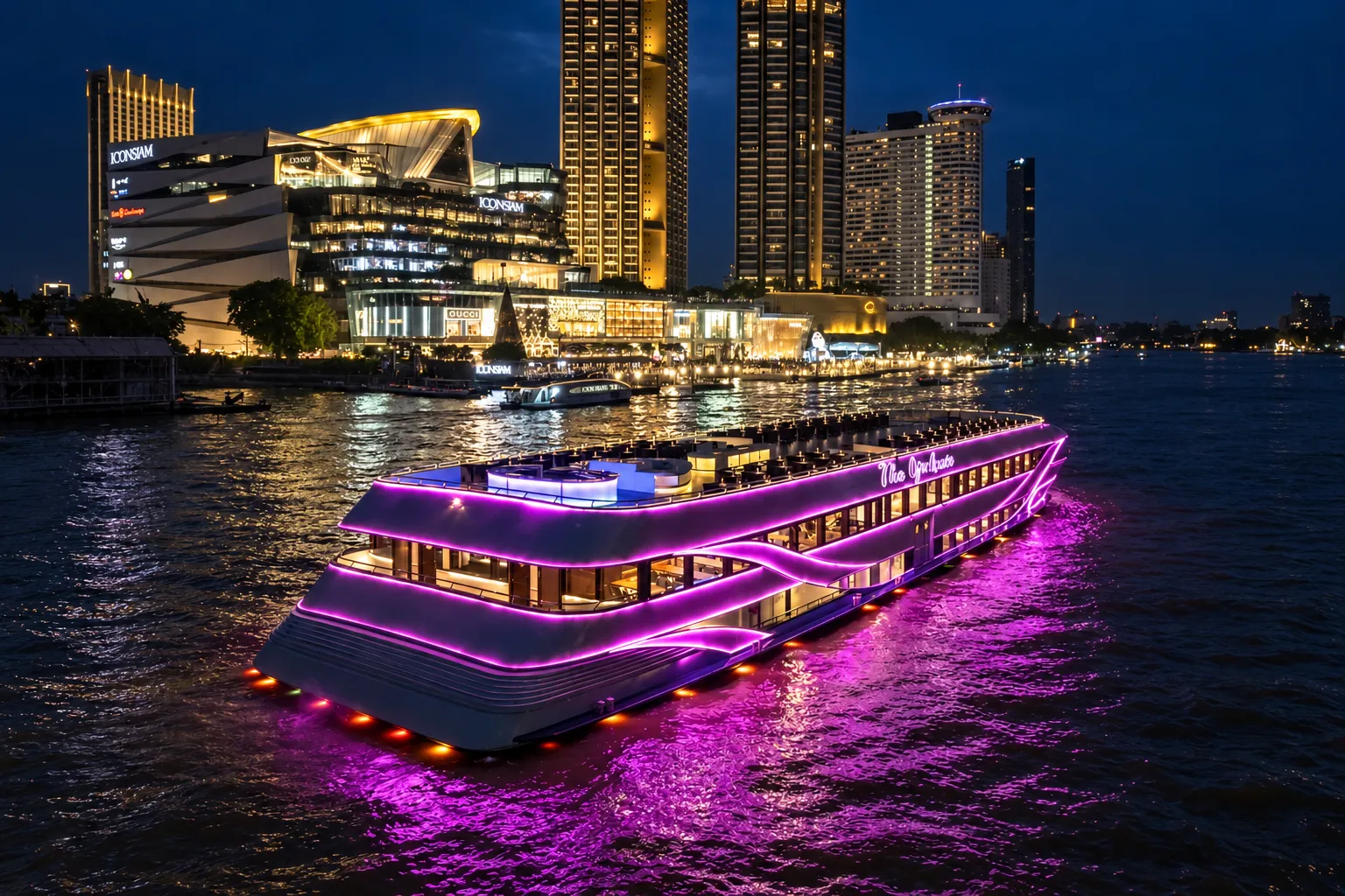 เรือดินเนอร์โอปูเล้นท์ ครูซ มีที่นั่ง 3 ชั้น